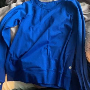 Long sleeve blue lulu lemon top